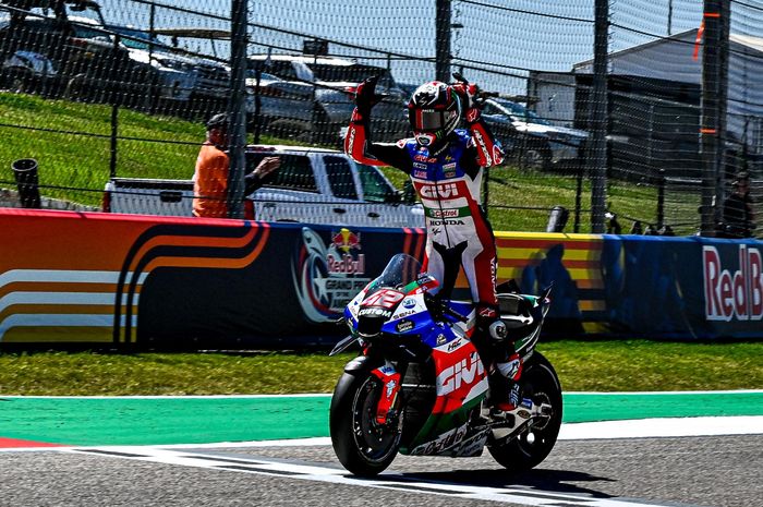 Honda sebut kemenangan Alex Rins di MotoGP Amerika 2023 menjawab keraguan banyak pihak soal performa motor Honda.