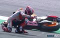Detik-detik Marc Marquez Crash di Sesi Warm-Up MotoGP Austria
