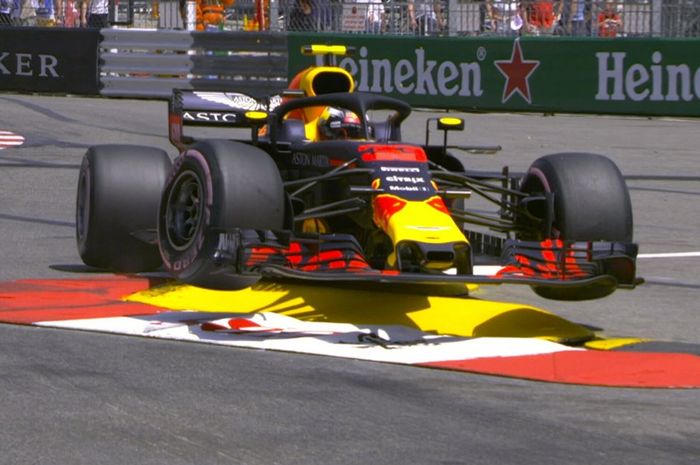 Max Verstappen di sesi FP3 F1 Monako