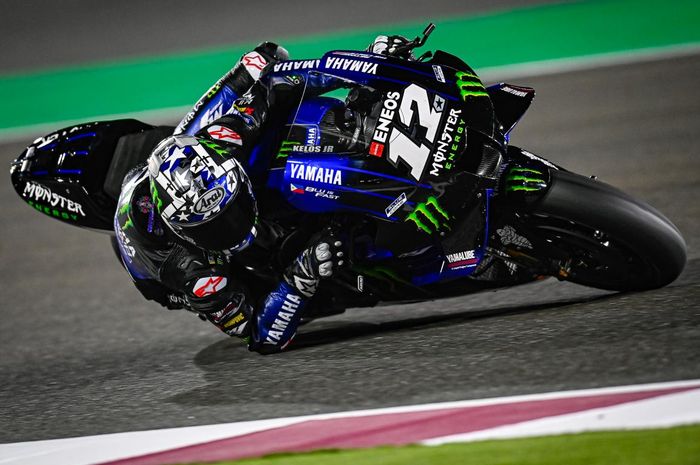 Sasis baru Yamaha dikomplain Valentino Rossi di tes pramusim MotoGP Qatar 2021, begini tanggapan Maverick Vinales