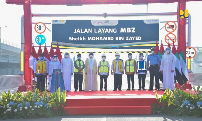 Peresmian penamaan jalan layang terpanjang di Indonesia ini dilakukan di lokasi akses masuk Jalan Layang Tol Arah Cikampek Km 10 A Jakarta &ndash; Cikampek. 