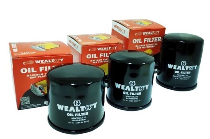 Filter Oli Wealthy, tersedia untuk beberapa merek dan tipe mobil