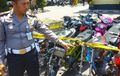 Polres Magetan Panen Motor Kanibalan Tanpa Nopol