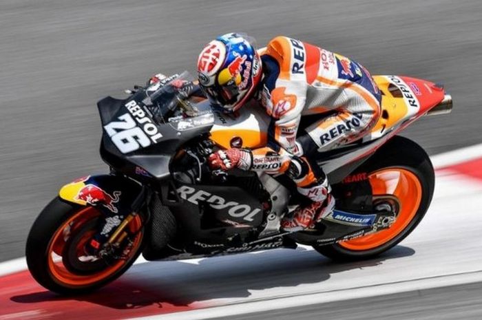 Dani Pedrosa mengetes aero fairing baru di tes Sepang 2018