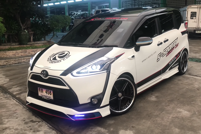 Modifikasi Toyota Sienta hasil garapan bengkel Thailand, S-Sporty