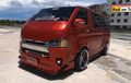 Toyota HiAce Ada Sayapnya, Wajah Dirombak Sangar, Kena Aura Liberty Walk