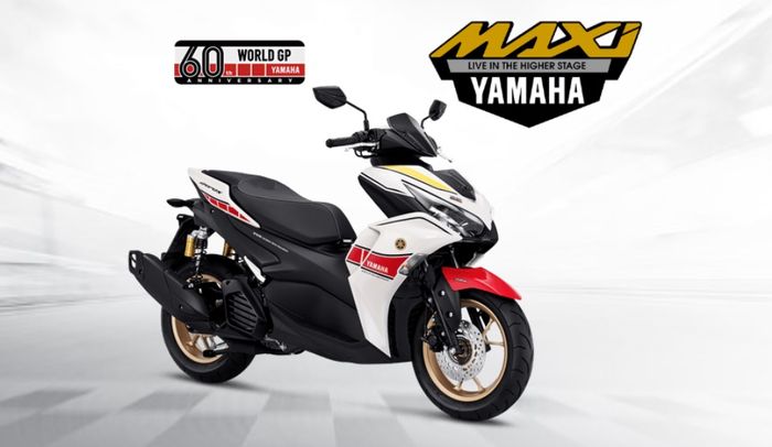 ALL NEW AEROX 155 CONNECTED ABS WORLD GP 60TH ANNIVERSARY LIVERY