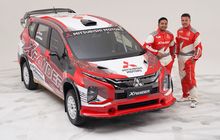Rifat Sungkar Beraksi di Kejurnas Reli Danau Toba 2022 Pakai Mitsubishi Xpander AP4 dengan Livery Baru