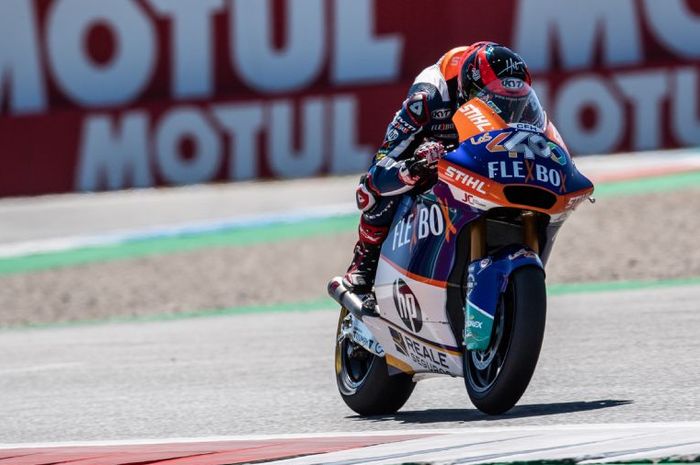 Murid Valentino Rossi, Lorenzo Baldassarri kubur asa juara Alex Marquez, usai tabrak adik Marc Marquez di balapan Moto2 Belanda 2019