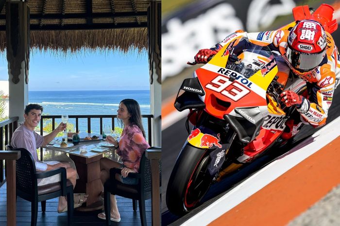 Marc Marquez dibikin baper emak-emak saat liburan di Bali