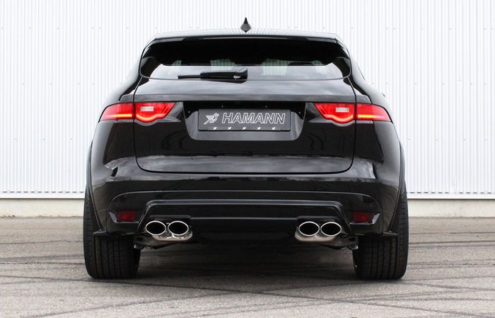 Tampak belakang Jaguar F-Pace Hamann Motorsport