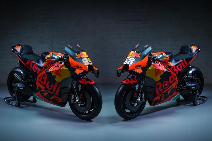 Launching KTM MotoGP 2021! Livery tim pabrikan masih sama, sementara livery motor tim Tech3 berubah drastis