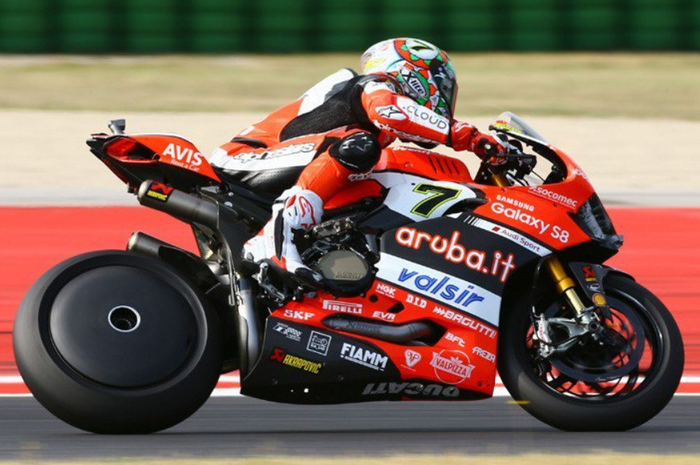 Perangkat wheel cover Ducati di ajang World Superbike