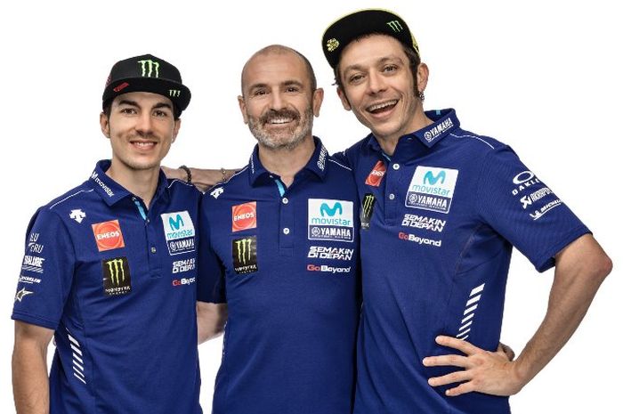 Maverick Vinales, Massimo Meregalli dan Valentino Rossi