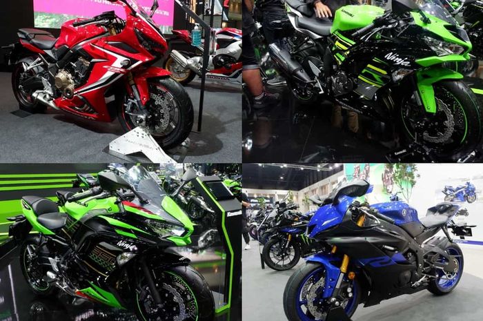Kolase Daftar Empat Sportbike 600 Cc Paling Hot di Bangkok International Motor Show 2020