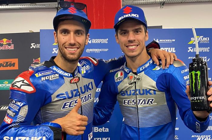 Alex Rins dan Joan Mir tampil sangat bagus pada dua laga MotoGP 2020 di Sirkuit Aragon.