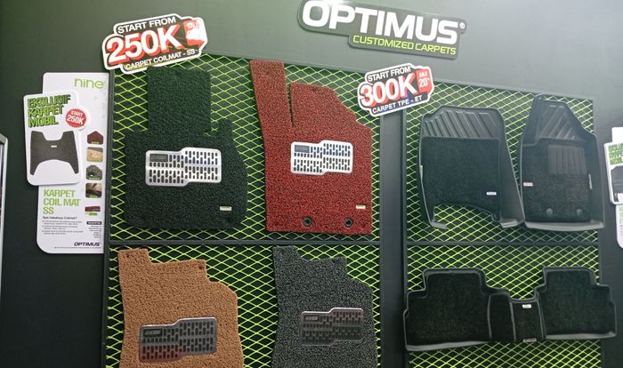 Karpet Nine Optimus dibanderol mulai Rp 250 ribu  di IIMS 2025