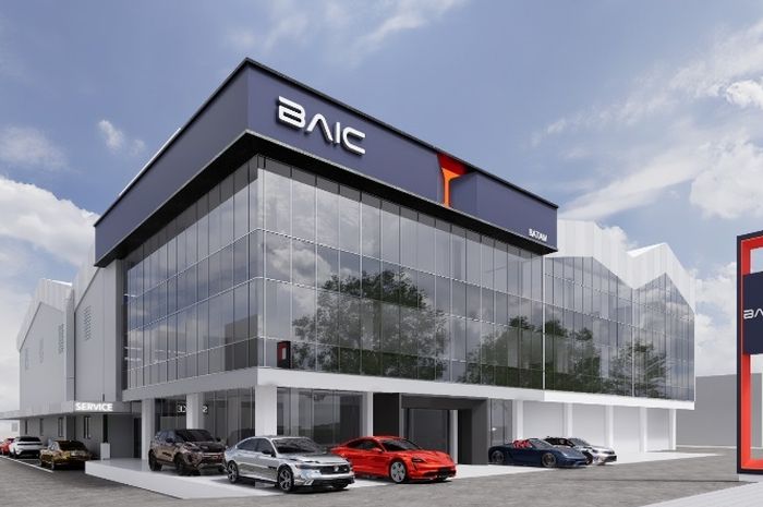 Ilustrasi main dealer BAIC