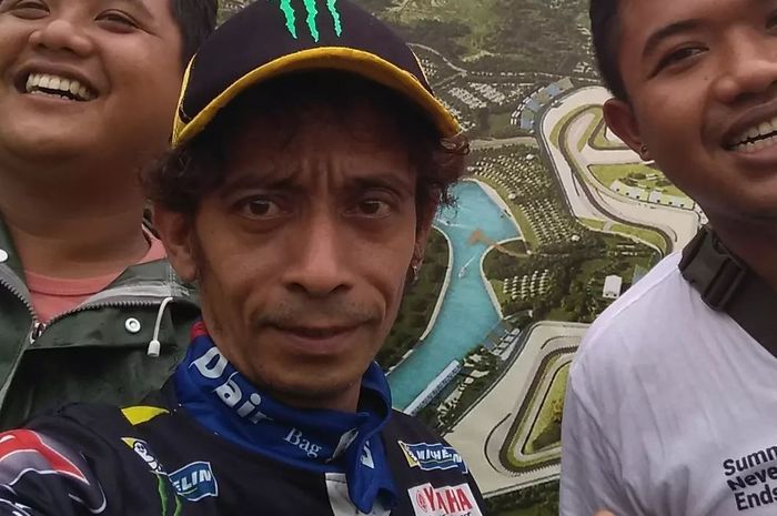 Rossi KW hadir di sirkuit Mandalika. 