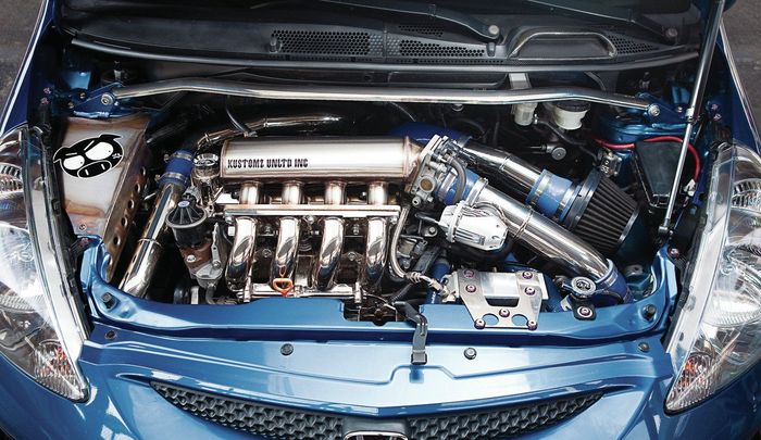 Mesin Honda Jazz GD3 kena suntik turbo, power tembus 150 dk