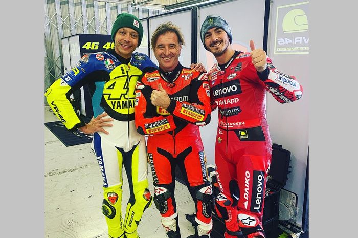 Valentino Rossi latihan motor lagi bersama murid VR46 Riders Academy di Sirkuit Portimao