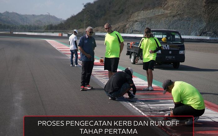 Pengecatan ulang kerb