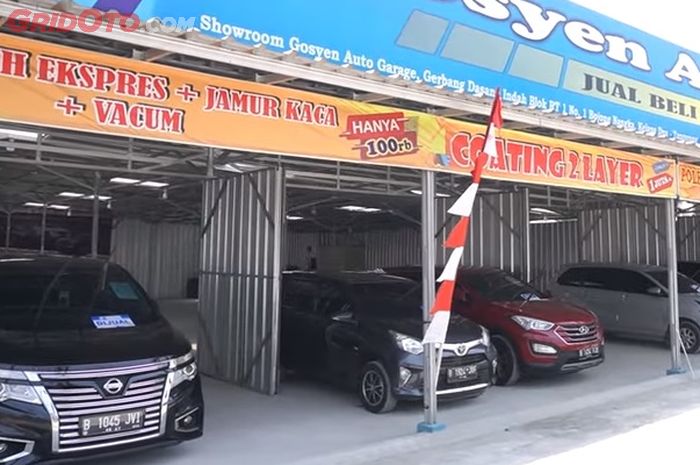 Ilustrasi showroom mobil bekas