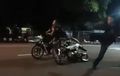 Biar Kapok! Joki Balap Liar Dihadiahi Tendangan Maut Bak Pendekar