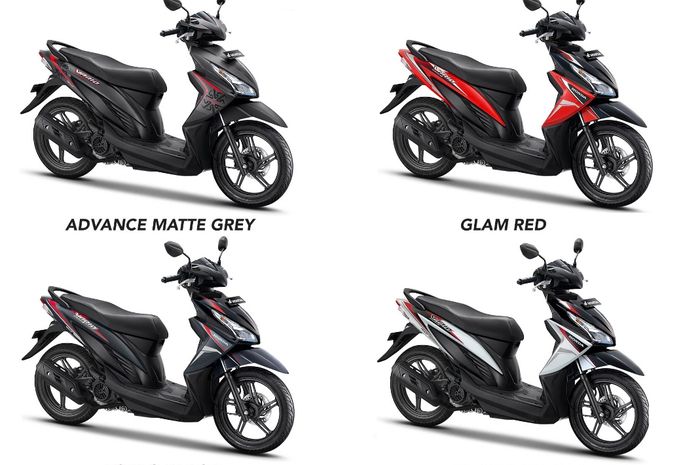 Empat varian warna New Honda Vario eSP 