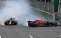 Tabrakan Satu Tim, Duo Red Bull Akhirnya Tersingkir di F1 Azerbaijan
