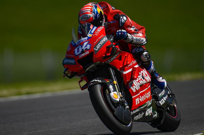 Pembalap Mission Winnow Ducati, Andrea Dovizioso memasang target tinggi menjelang balapan di MotoGP Italia