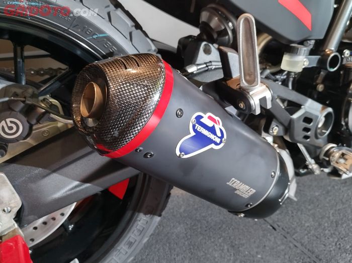 Ducati Scrambler Full Throttle sudah pakai knalpot Termignoni