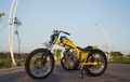 Yamaha Scorpio Sasis Custom, Mesin Menggantung, Hasil dari Coretan