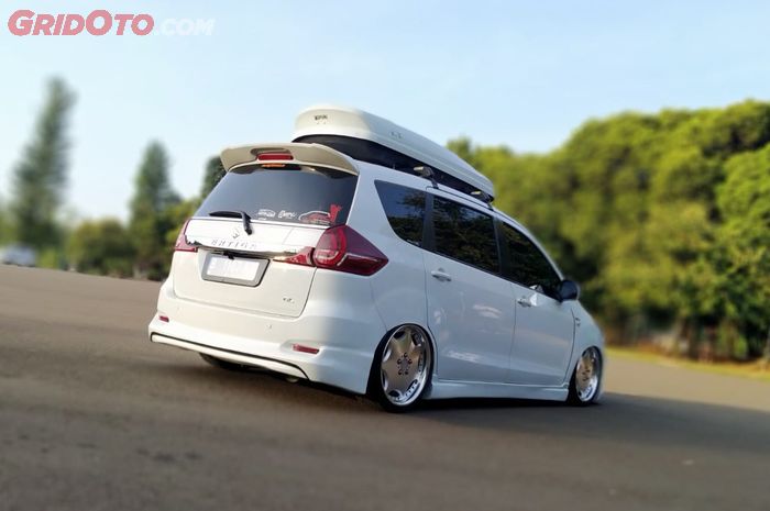 Suzuki Ertiga pasang crossbar dan roofbox