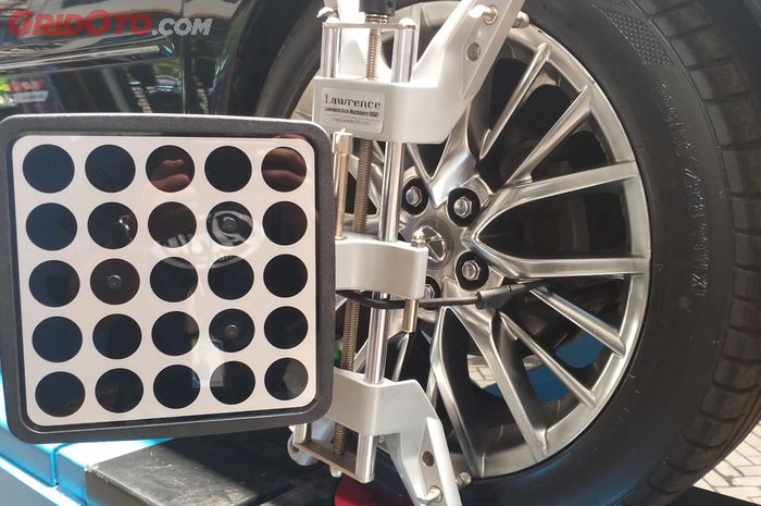 Ilustrasi sporing ban mobil