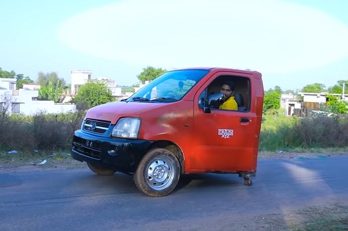 Modifikasi Suzuki Karimun Kotak paling bantet sisa kepala