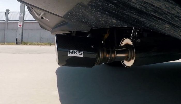 Modifikasi Mitsubishi Xpander dipasangi knalpot HKS tipe Legal 