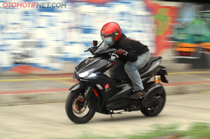 Yamaha Aerox 195 cc dengan tenaga mencapai 22,43 dk!