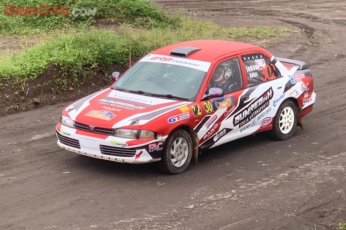 Mobil balap rally milik tim Gurmegah, Yogyakarta