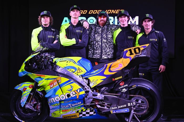 Lanjutkan tradisi Valentino Rossi saat tampil di Italia, Mooney VR46 Racing Team gunakan livery spesial di MotoGP San Marino 2022