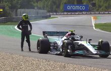 Lewis Hamilton Mengaku Salah, Bentrok dengan Fernando Alonso Mobil Sampai Terbang di F1 Belgia 2022