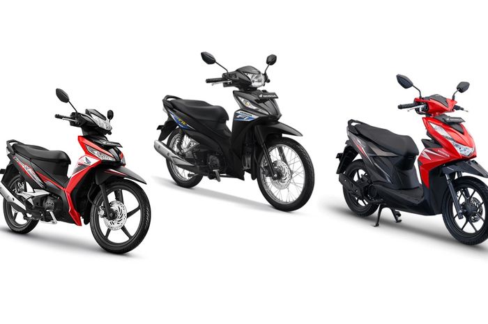 Beberapa motor Honda seharga tak lebih dari Rp 20 juta