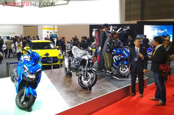 Suzuki di Tokyo Motor Show 2017 pamerkan tiga jagoannya, GSX-R125, SV650X dan skutik Swish 125