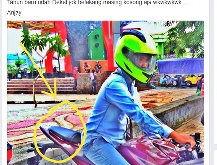 Tahun baru semakin dekat, rider CBR150R ini berharap ada yang mengisi jok pembonceng