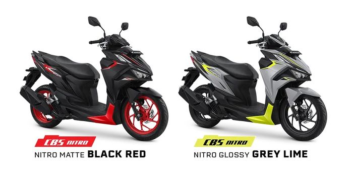 Pilihan warna tipe CBS Nitro