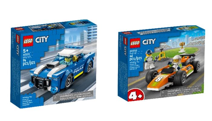 LEGO City Police Car dan City Race Car 