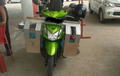 Viral, Ayah Angkut Bayi Di  Kotak Tambahan Buatan Di Motor