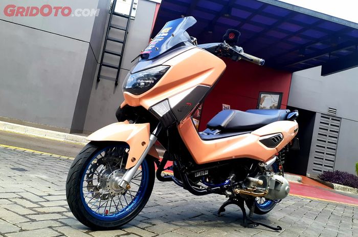 Berpelek jari-jari, kaki-kaki Yamaha NMAX 'Si Doel' racing banget