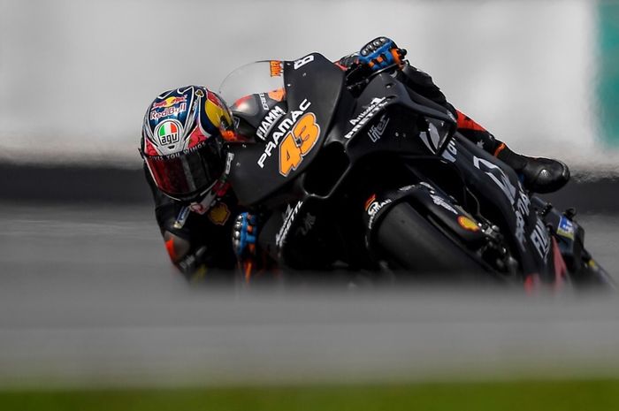 Jack Miller menaiki Ducati GP17 di tes pramusim MotoGP 2018 Sepang, Malaysia