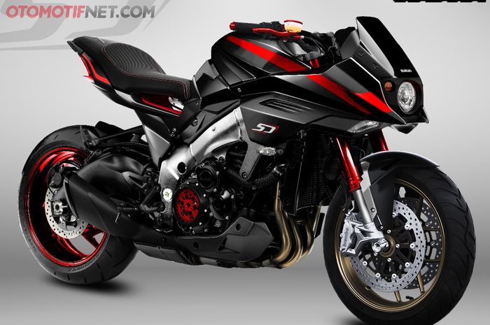 Modifikasi digital Suzuki GSX-1000 Katana karya Simon Perdana Salim dari Simon Designs